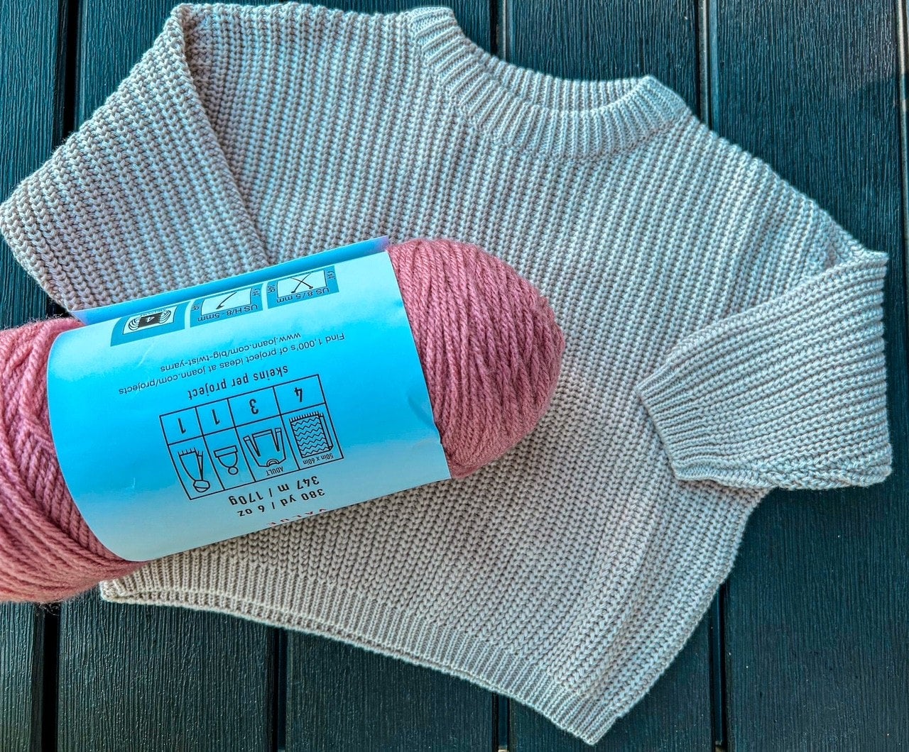 Custom Baby Name Sweater- Cream The Denim Thistle Company