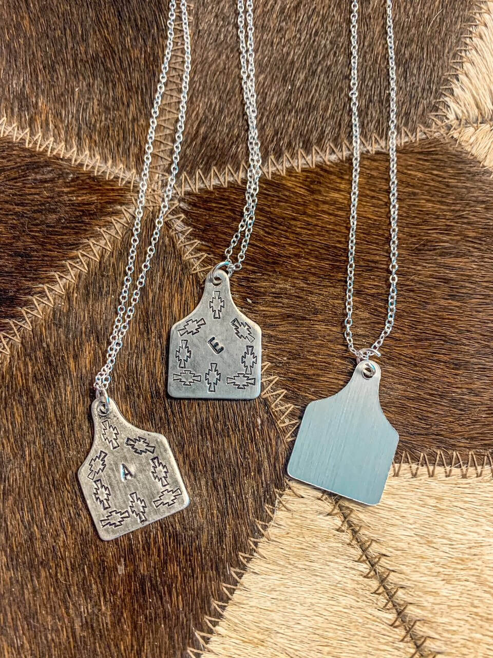 AAA - Necklace - Cattle Ear Tag - Pendant & Chain - Sterling Silver, R –  Queen B Country PTY LTD